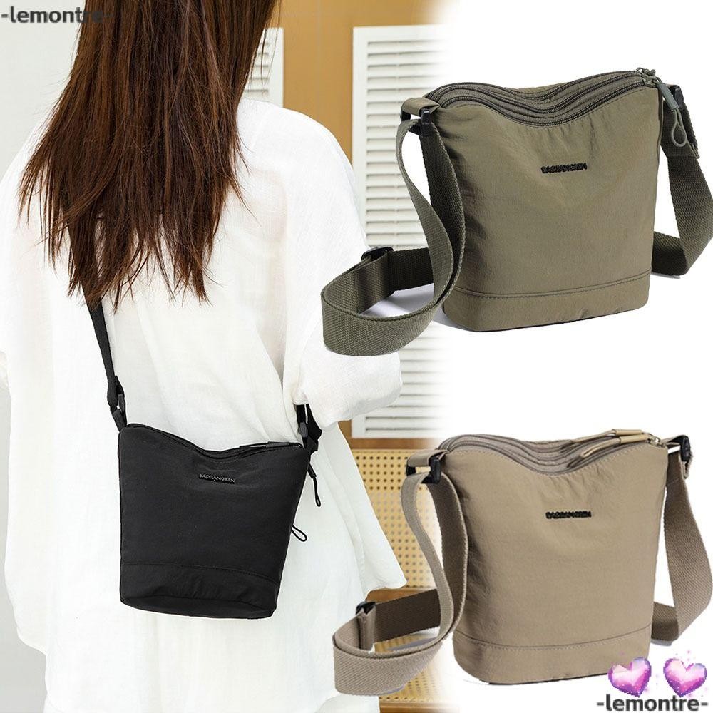 LEMONTE กระเป๋า Messenger สำหรับผู้หญิง ทำจากไนลอนกันน้ำ มีน้ำหนักเบา ...
