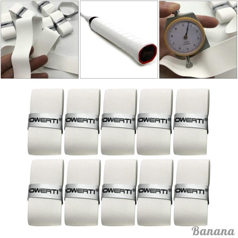 [ในสต็อก] 10x ไม้เทนนิส Grip Tap Racquet Sweatband Overlap อุปกรณ์ Band ...