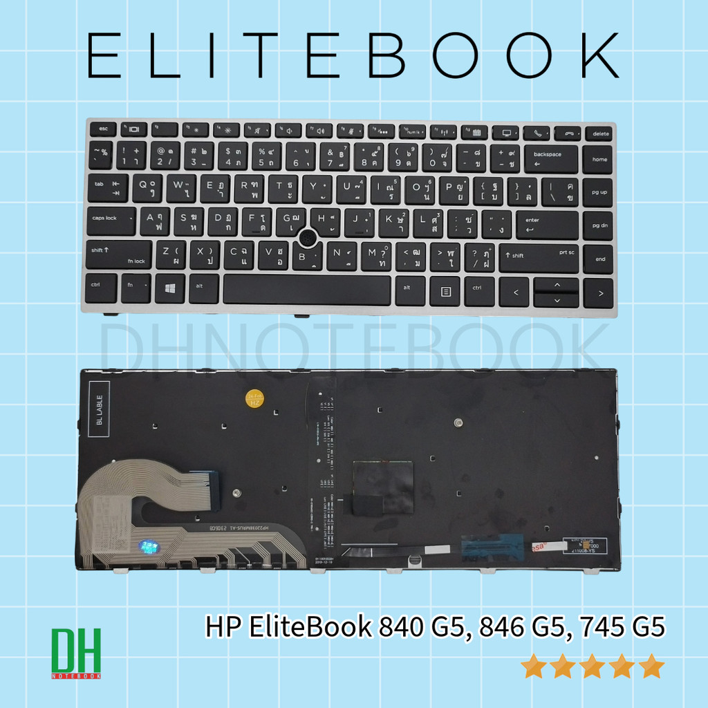 HP Elitebook 840 G5 Notebooks/Laptops UK Layout Backlit Keyboard With ...