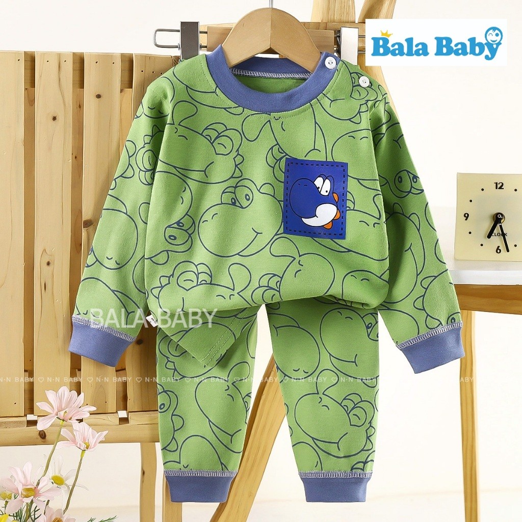 เสื้อผ้าเด็ก ชุดนอนกันหนาว ชุดนอนเด็กเซ็ต 2 ชิ้น เสื้อแขนยาวกางเกงขายาว CXT36 - 4