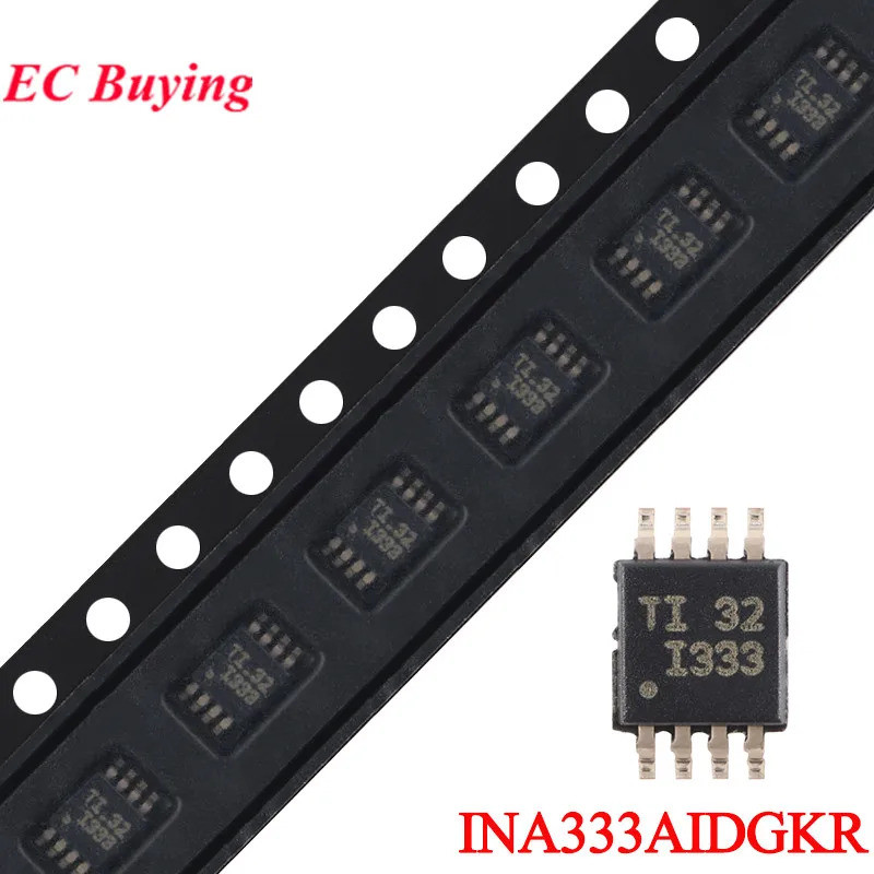 INA333 INA333AIDGEKR INA333A I333 VSSOP-8 Precision Instrumentation ...