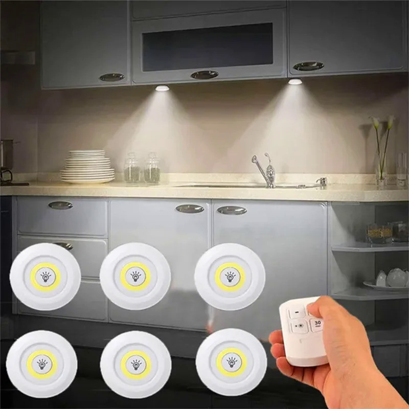 Dimmable LED Under Light with Remote Control Battery Operated