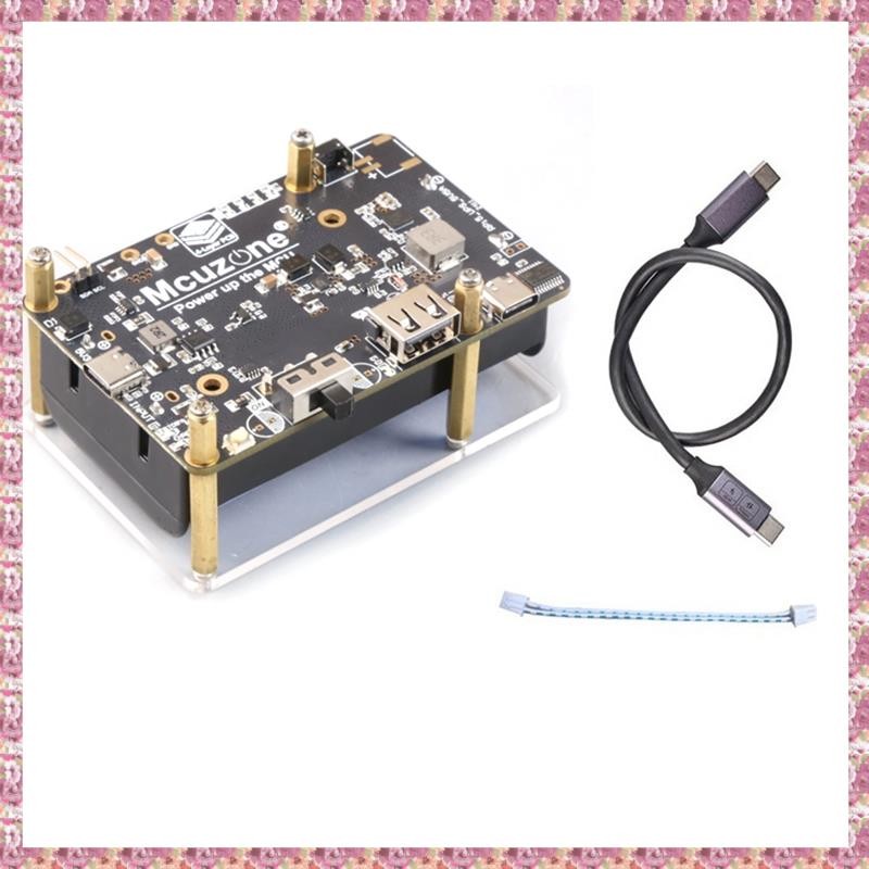 [VCPR] RPi 5 5V5A โมดูลไฟ UPS 5V5A เอาต์พุต USB-C พร้อมการต่อรอง PD ที่ ...