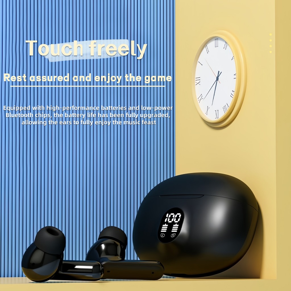 KY5 Pro Wireless: หูฟังอินเอียร์ Bluetooth 5.3 จอแสดงผลแบตเตอรี่ LED ...