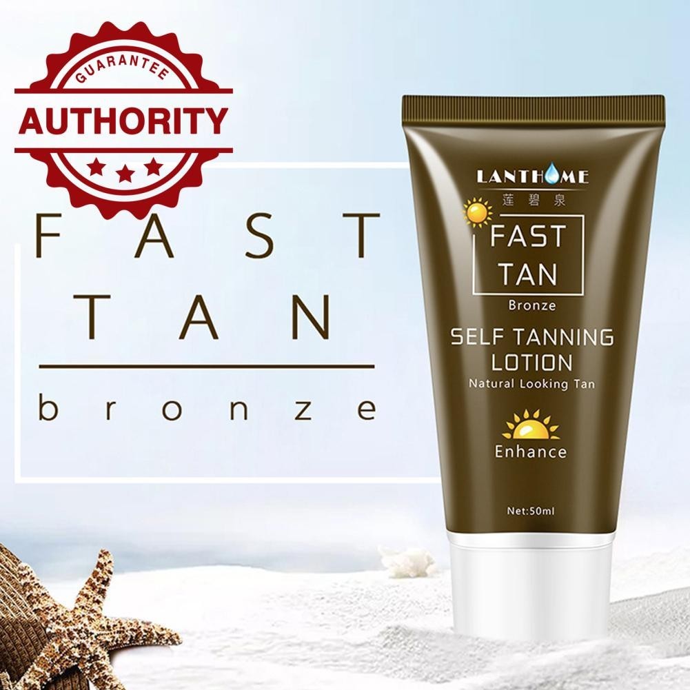 Fast Sunless Tanning Cream Body Tanning บํารุงผิวและหลีกเลี่ยงการสัมผัส ...