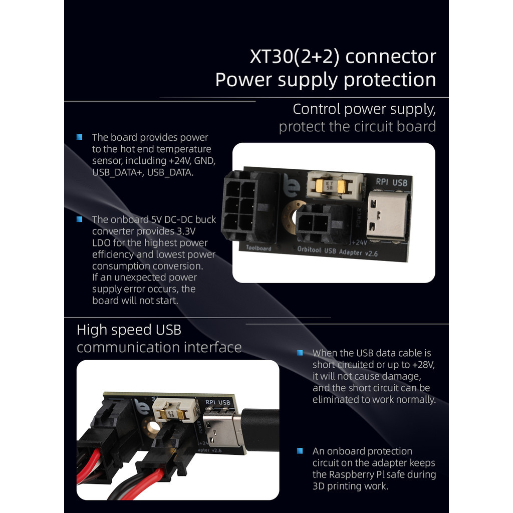 Mellow LDO Orbitool O2 เครื่องมือ USB ความร้อน - สําหรับ Orbiter ...