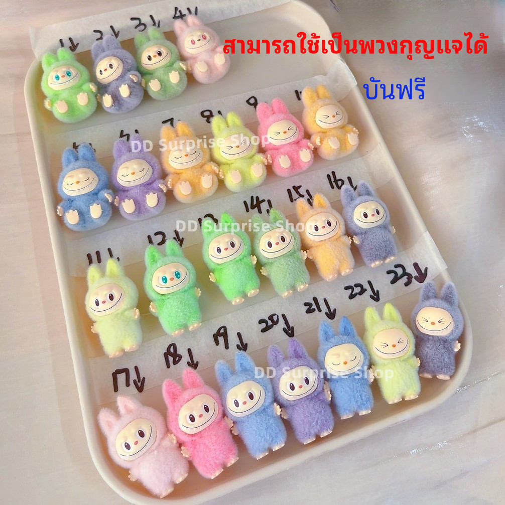 Labubu Macron 3cm Mini Finger Toys Original Design ตุ๊กตาดัดแปลง ...