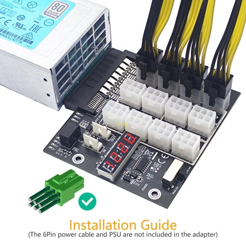 Bt ใหม่ Breakout Board สําหรับ 2200W 6P GPU โมดูล Server การ์ดการแปลง ...