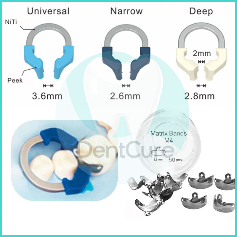 Dental Sectional Matrix System Sectional Contoured Matrix Bands Nickel ...