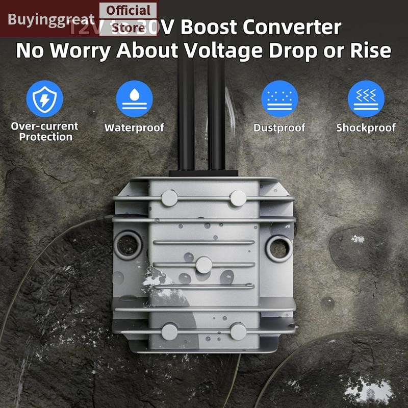 TST Mini Cable Car Adapter พร้อม Step Up Converter 12V สายไฟพร้อมปลั๊ก ...