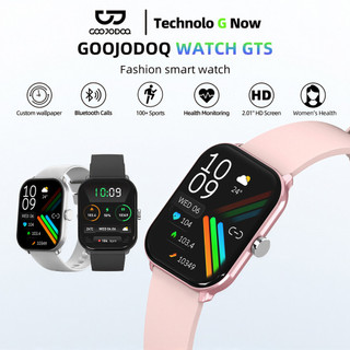 GOOJODOQ Smart Watch IP68 waterprap True Heart Rate การตรวจสอบออกซิเจนในเลือด สแตนด์บายนานเป็นพิเศษ