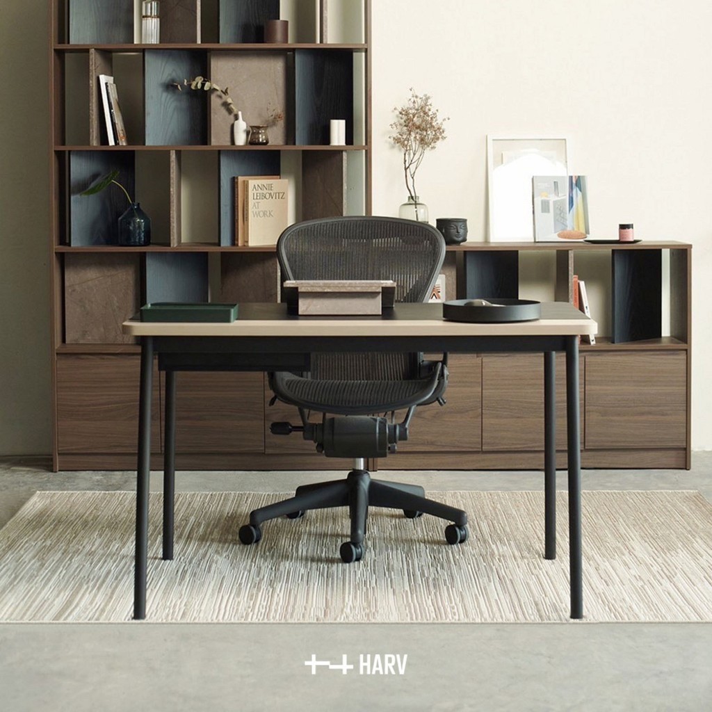 HARV Horizon Desk with Soft-Close Drawer and Slidable Tray W120xD65xH75 ...