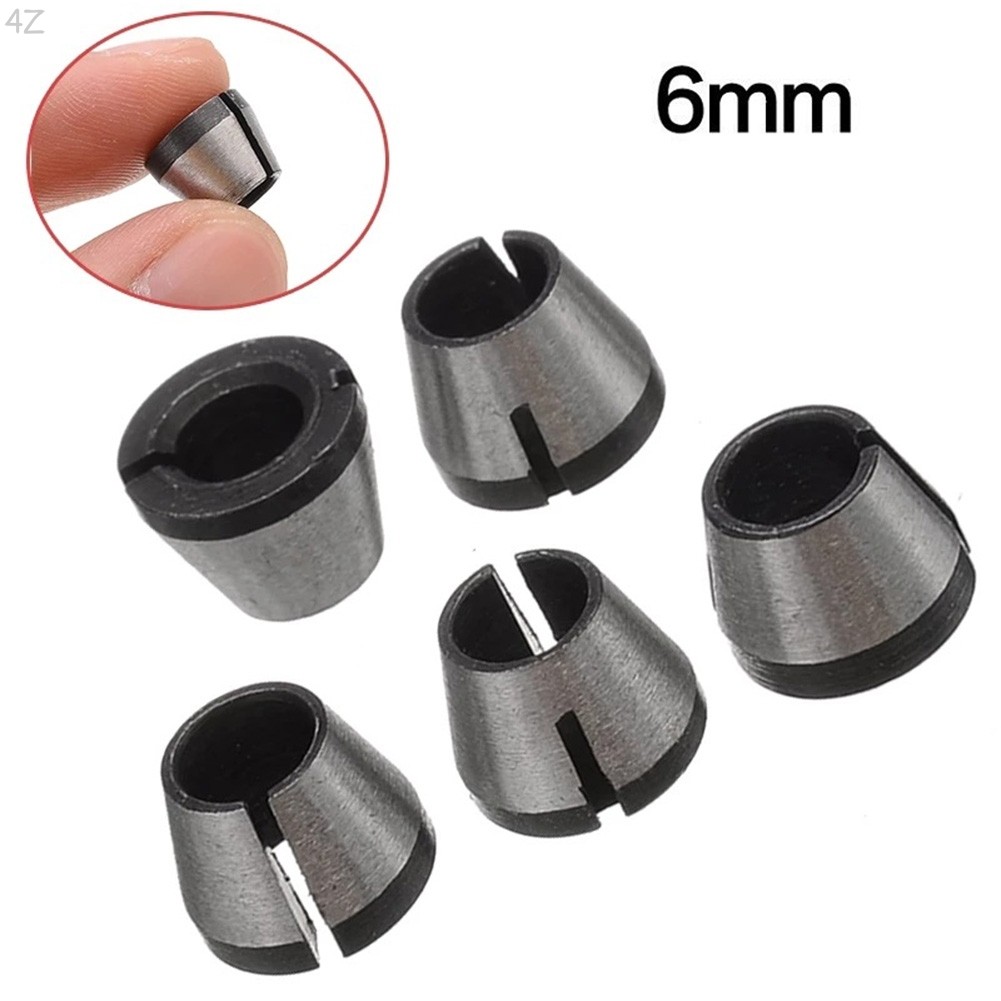 Top-Level 2/5pcs Trimmer Collet Chuck Router Bit แกะสลักเครื่องตัด 6 ...