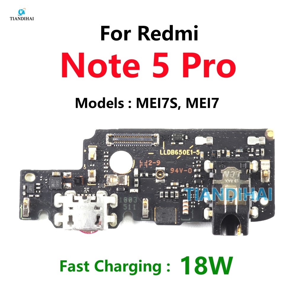 Note5 Pro แท่นชาร์จขั้วต่อปลั๊ก USB Charger พอร์ตหาง Flex สายไมโครโฟน ...