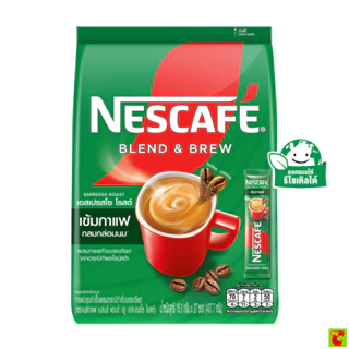 โปรโมชั่น Flash Sale : เนสกาแฟ เบลนด์ แอนด์ บรู เอสเปรสโซ โรสต์ กาแฟปรุงสำเร็จ 15.1 ก. แพ็ค 27