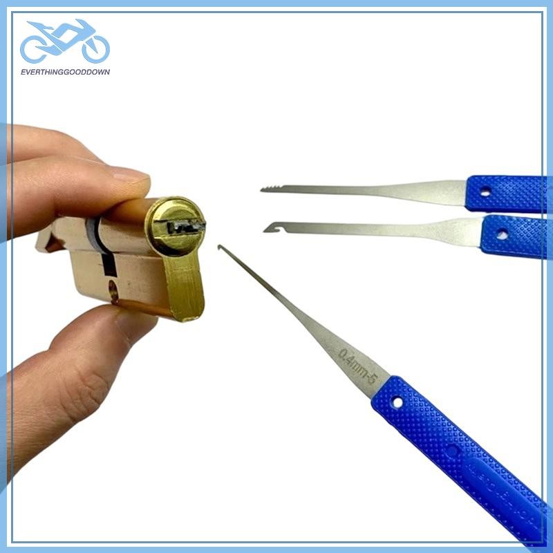 EVER 12PCS Lock Pick Set อุปกรณ์ช่างกุญแจ Broken Key Auto Extractor ลบ ...