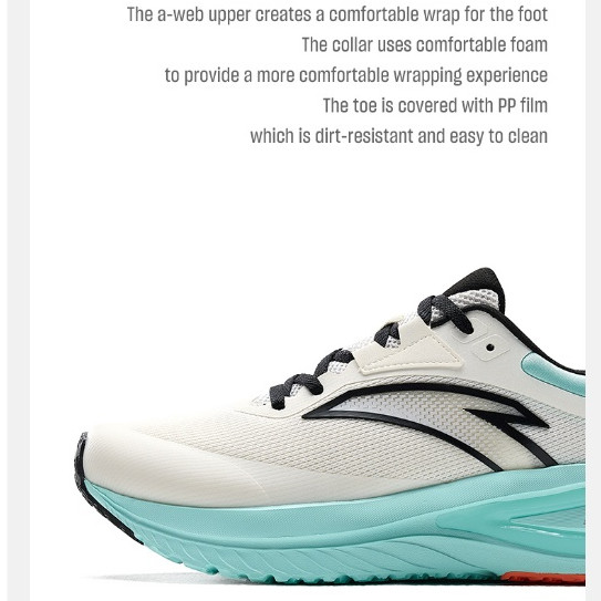 ANTA Men PG 7 JOURNEY รองเท้าวิ่ง พร้อมระบบดีดตัว นุ่ม เหมาะสำหรับการเดินทางและการเดิน 112435519 — รองเท้ากีฬา แบรนด์ Anta ของแท้ 100% เช็คราคาจาก Shopee Lazada thumbnail 3