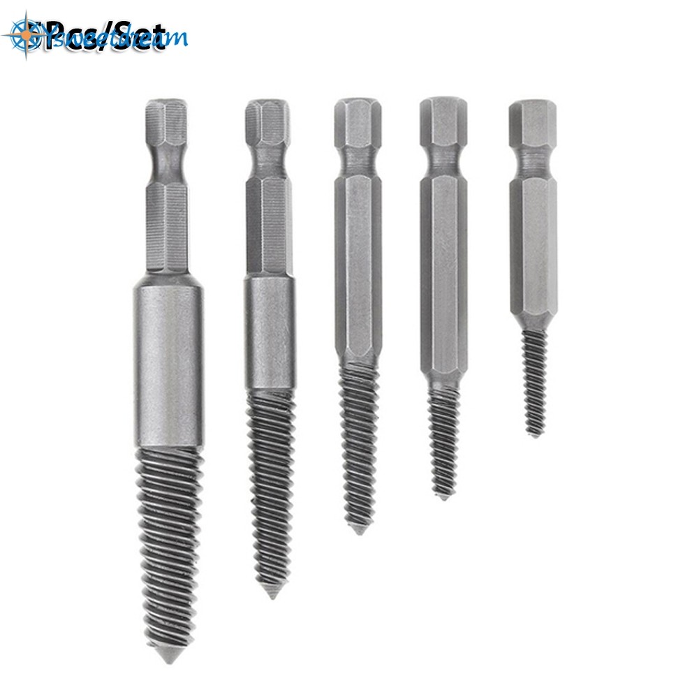[SWTDRM] 5 ชิ้น/เซ็ต Hex Screw Extractors Broken Damaged Screw ...