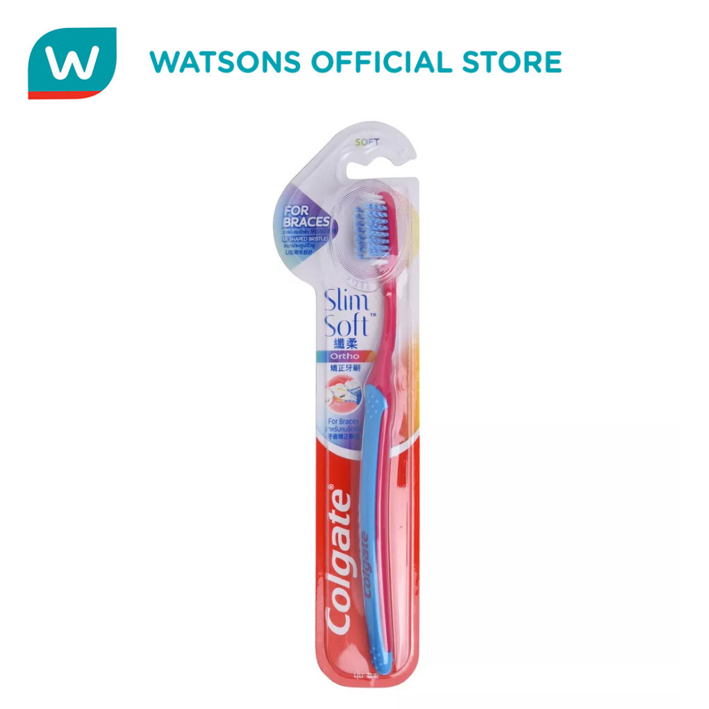 COLGATE Slim Soft Ortho Toothbrush 1s | Shopee Thailand