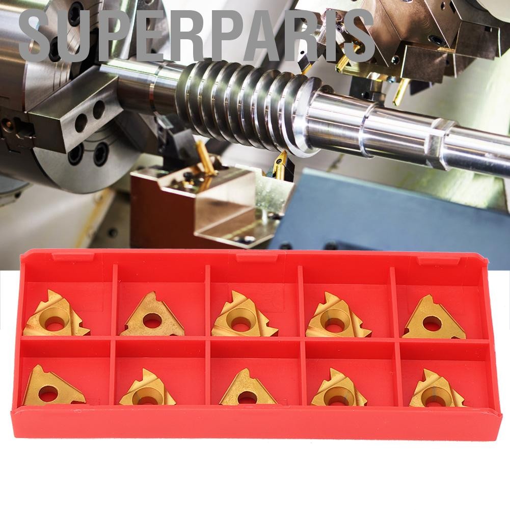 Superparis Superparis-th 16ir Ag60 Carbide Inserts Blades Lathe Cutting ...