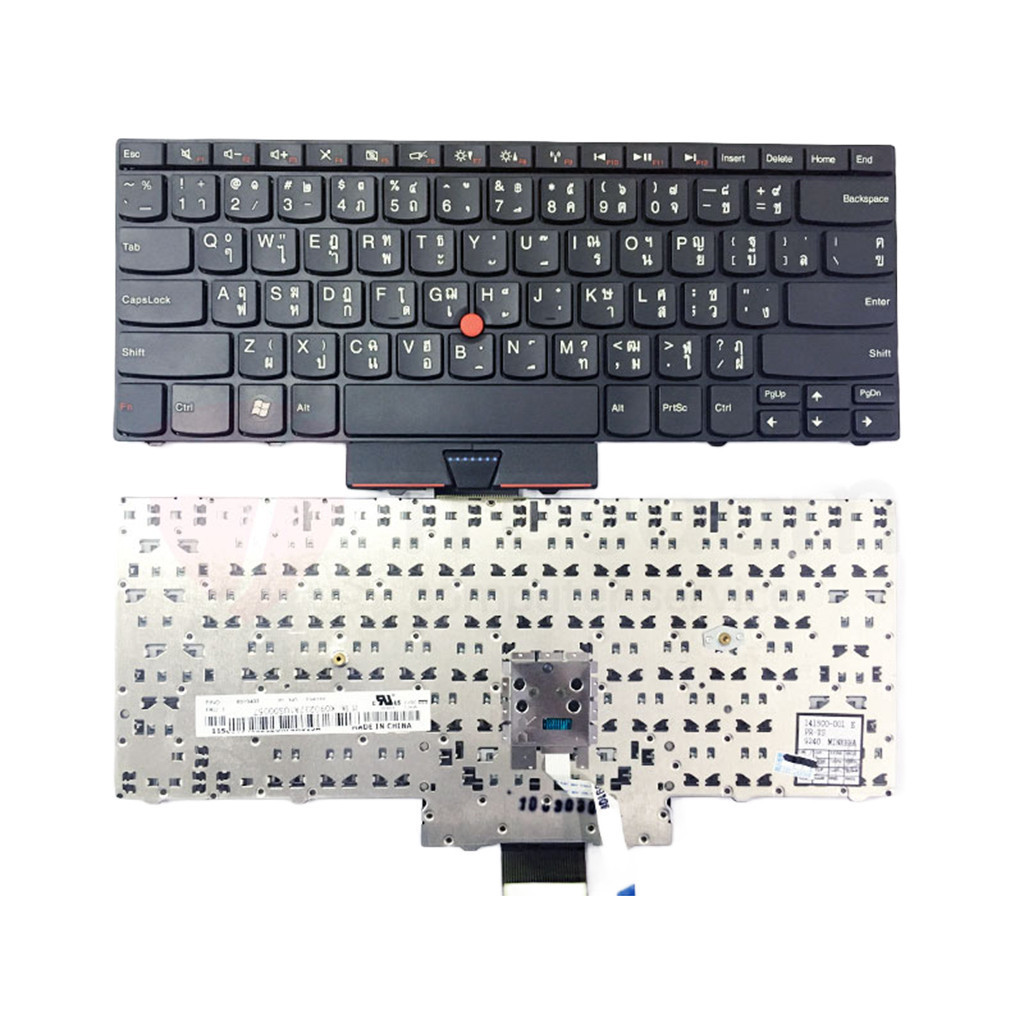 คีย์บอร์ด Lenovo THINKPAD EDGE 13 E30 E31 E13 ไทย-อังกฤษ KEYBOARD ...