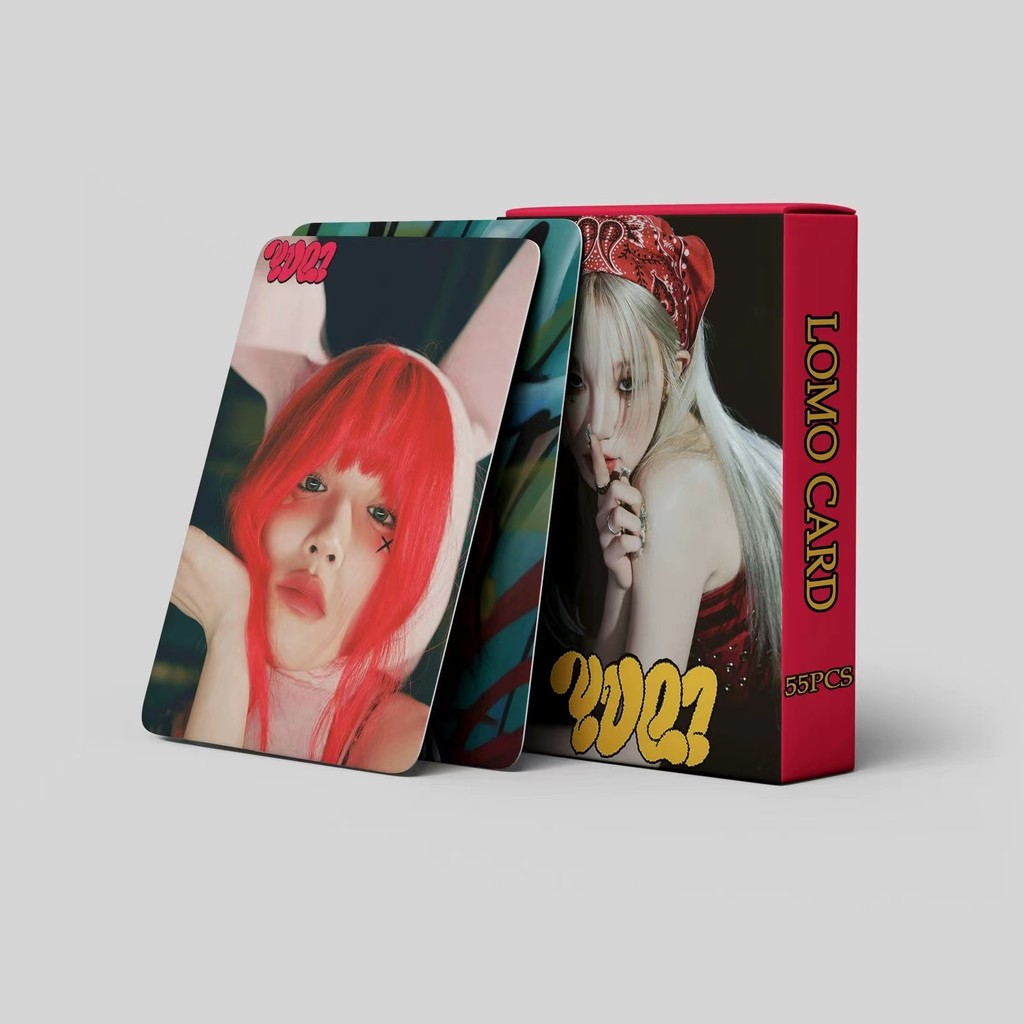 Kpop 55 pieces yuq1การ์ด Yuqi Song Yuqi การ์ดขนาดเล็ก gidle Yuqi (G)I ...