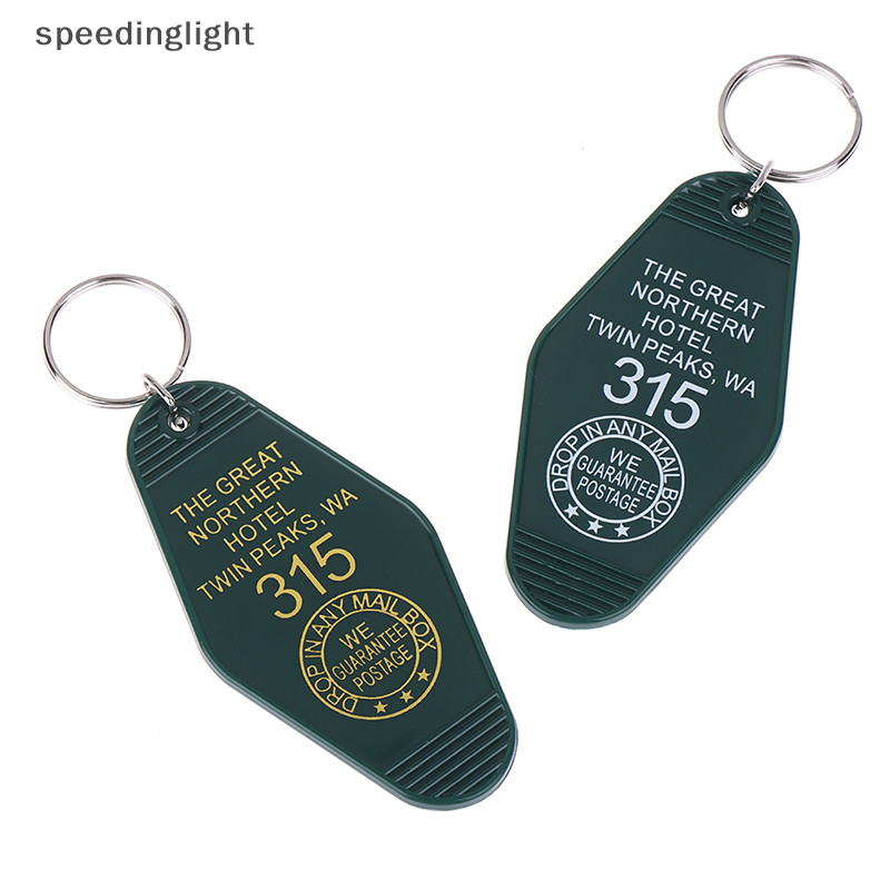 พวงกุญแจ Speedinglight Twin Peaks The Great Northern Hotel Room 315 Key Tag พวงกุญแจ