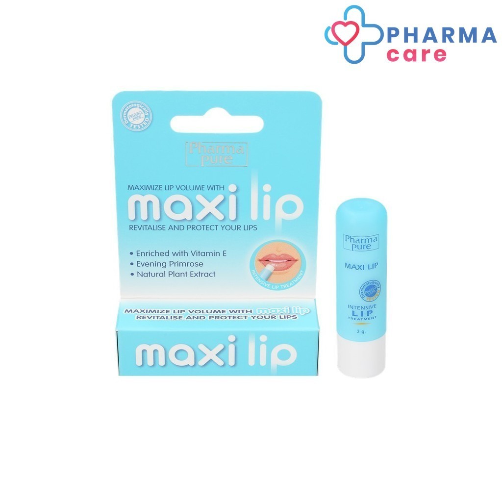 PharmaPure Maxi Lip ลิปกลอส Vit. E, Evening Primrose และสารสกัดจาก ...