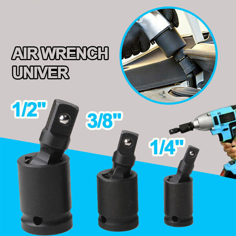 SucceBuy Juego De Enchuf De Impacto Giratorios De 360 Grados Juego De Enchuf De 3/8 "Métrico Universal Profundo 10-19 Mm Acero De Aleación Cr-Mo De 6 Puntos Para Reparación - AliExprs