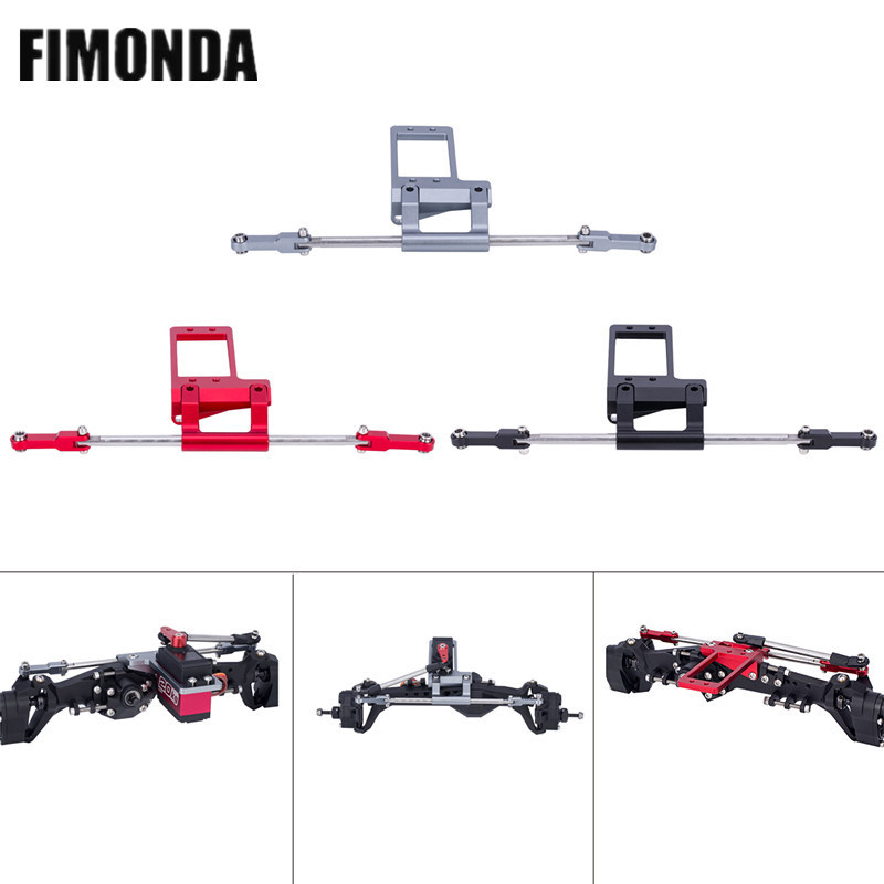 Cnc อลูมิเนียม 1/10 Scale RC Crawler รถไฮดรอลิกนอกพวงมาลัยกระบอกชุดระบบ ...
