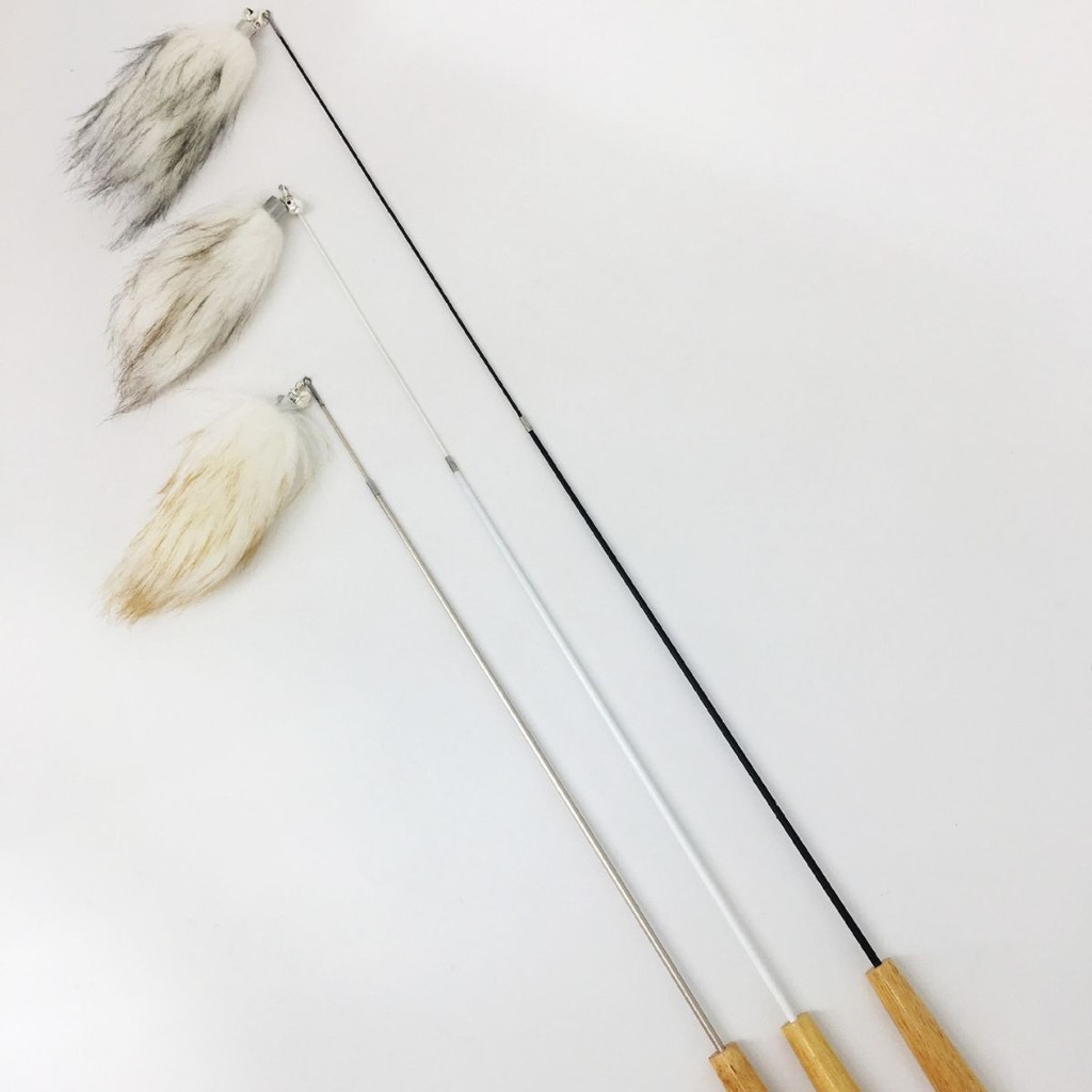 ของเล่นแมว Retractable Long Rod Teasing Cat Stick ลูกแมว Caterpillar ...