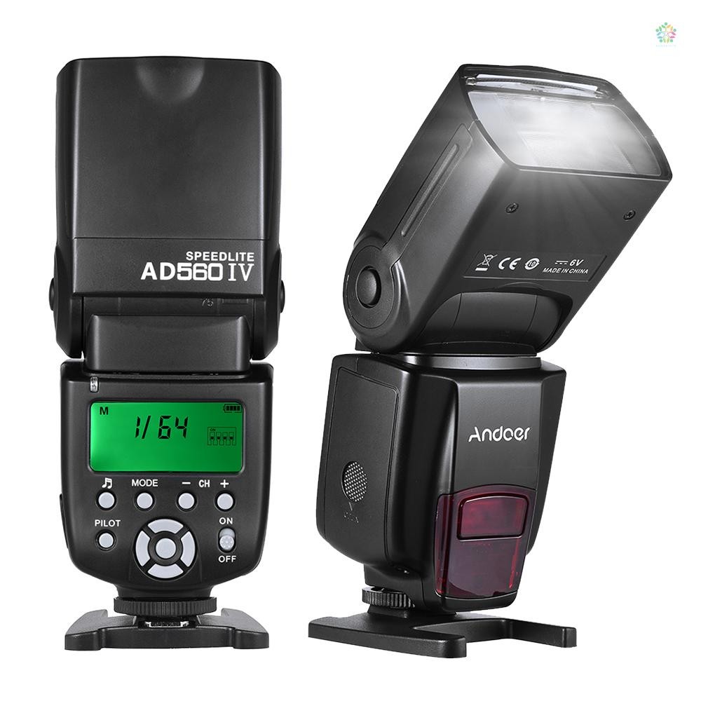Andoer AD560 IV 2.4G ไร้สาย Universal On-กล้อง Slave Speedlite Flash ...