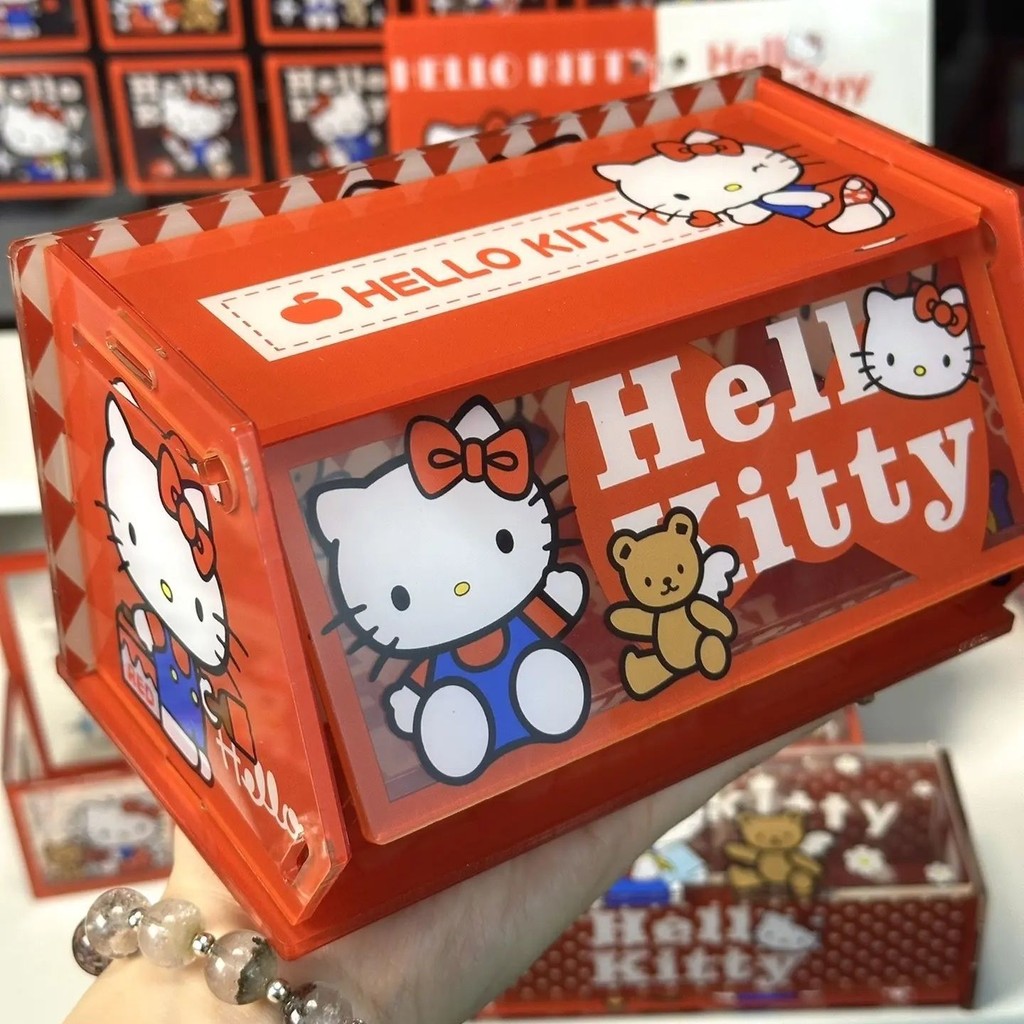 [Haroro] Sanrio Hello Kitty กล่องเก็บของอะคริลิค Hello Kitty Candy Box ...