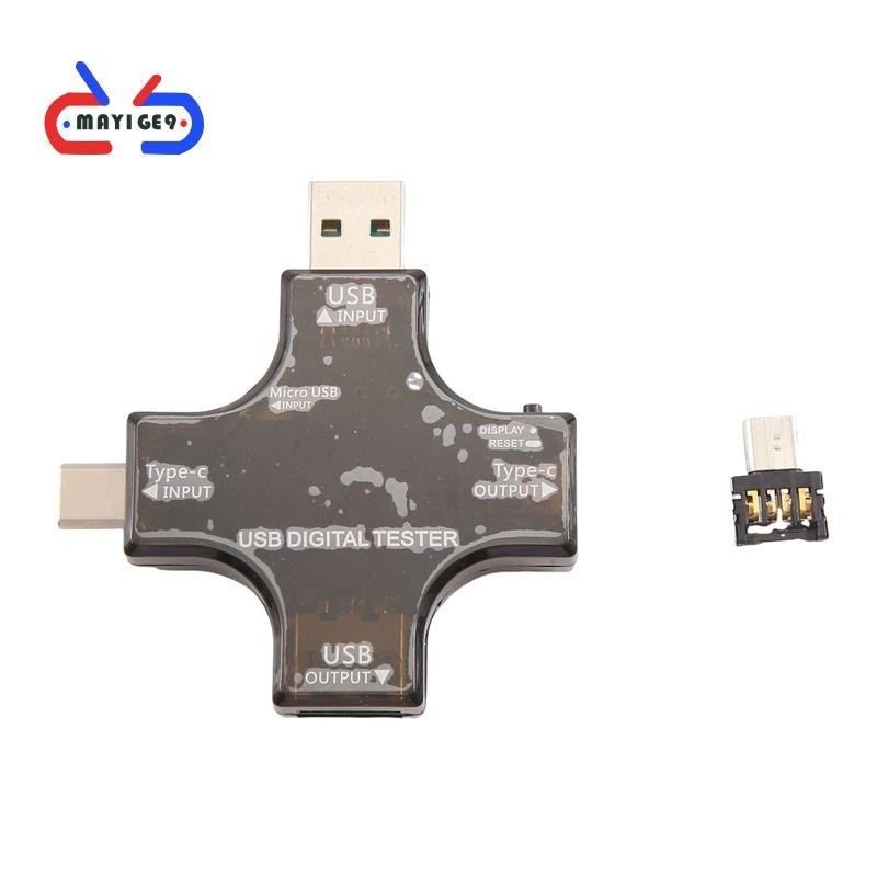 【mayige9】ATORCH เครื่องทดสอบ USB TFT 8A บลูทูธ TYPE-C USB QC PD Vurrent ...