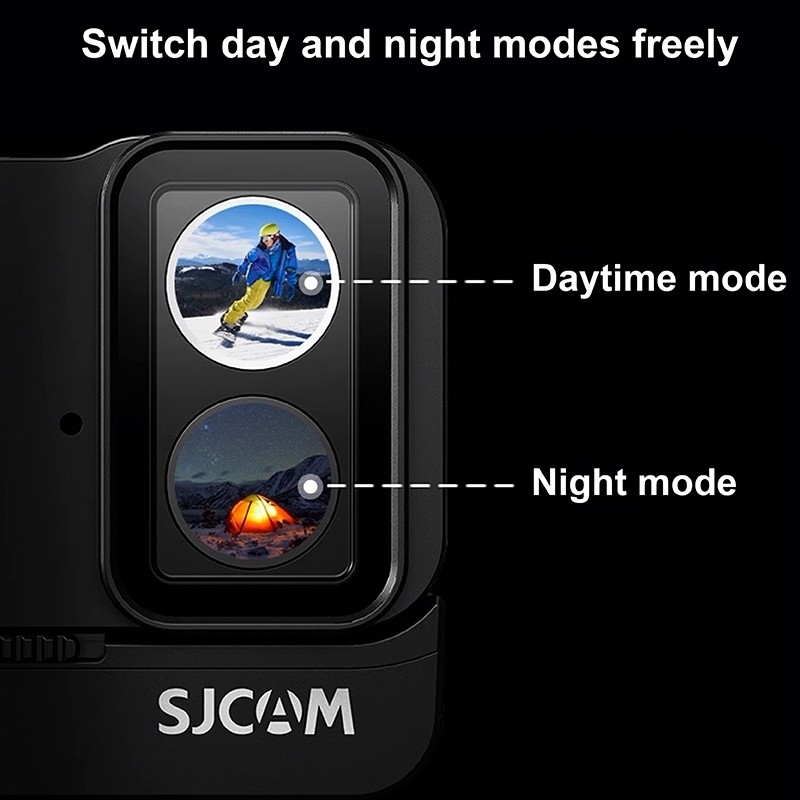 Sjcam SJ20 Action Camera Dual Lens 4K Dual Touch Screen 6-Axis Anti-shake กันน้ํา Vlog กล้อง Night Vision รถจักรยานยนต์เครื่องบันทึกขี่จักรยาน Wifi กล้องดิจิตอล | Shopee Thailand