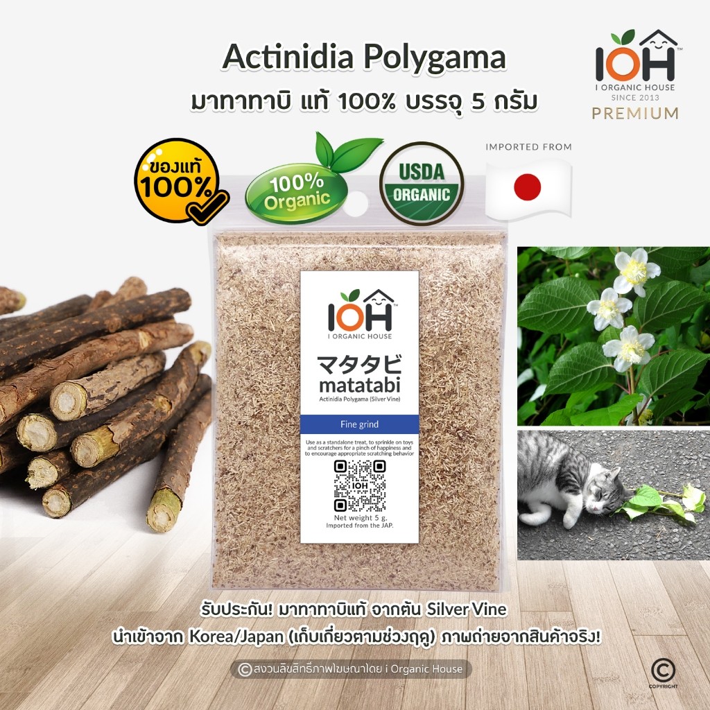 Premium Matatabi Silvervine Powder 5g