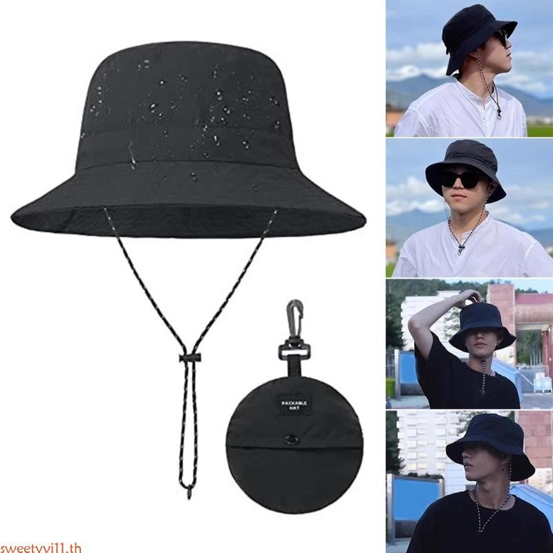 Sweetyvi1 Quick Drying Bucket Hat Moisture Wicking หมวกชาวประมง