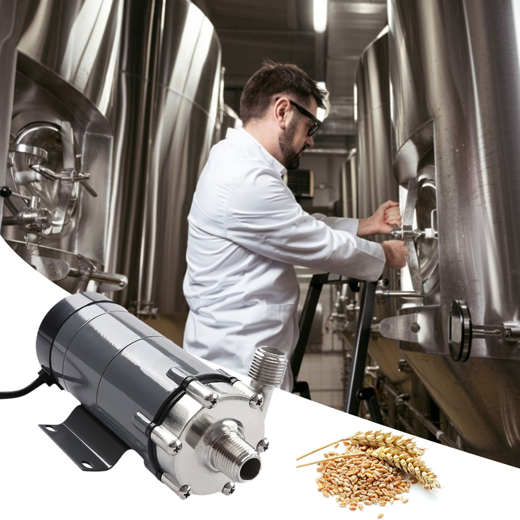 TY ปั๊ม MP-15R เกรดอาหาร 304 สแตนเลส Brewing Home brew 220V ปั๊มน้ํา ...