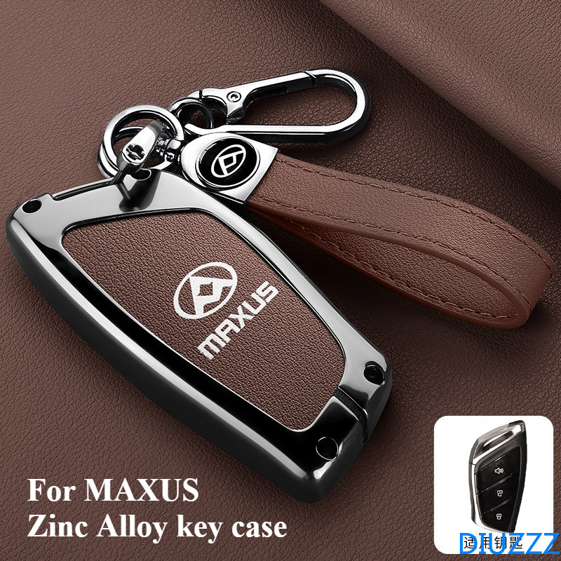 สังกะสีอัลลอยด์รถรีโมทคอนโทรล Key Case เคสป้องกันเหมาะสําหรับ MAXUS G90 ...