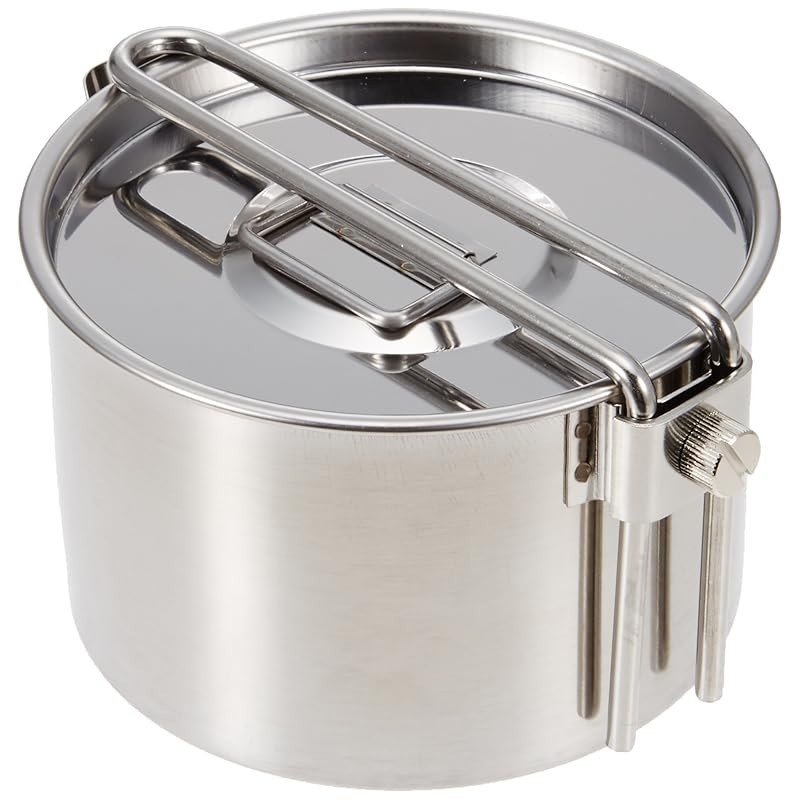 Captain Stag Camping and Barbecue Stainless , Titanium Kettle Cooker ...