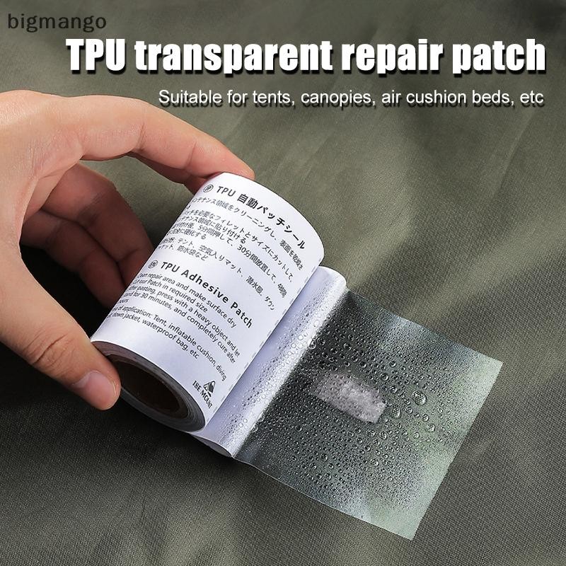 [bigmango] Tpu Transparent Repair Patch, เทปซ่อมเต็นท์, แผ่นแปะซ่อมรอย ...