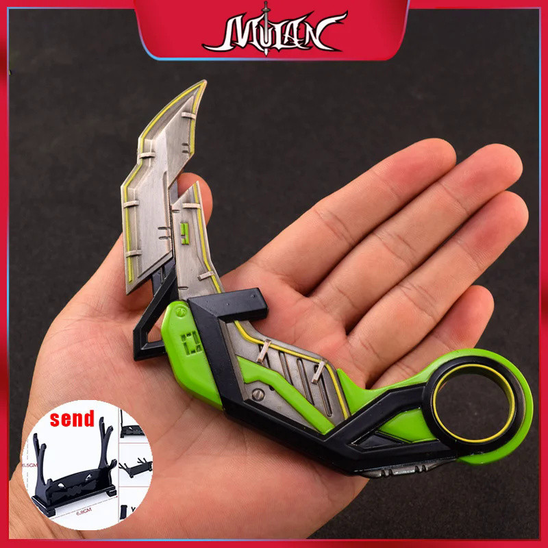 🚚 6.7inch Game Valorant Knife Melee Weapon RGX Karambit Alloy Craft ...