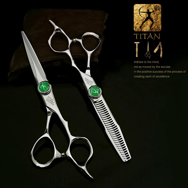 Titan Hairdressing Scissors 6 Inch Hair Scissors Professional Barber ...