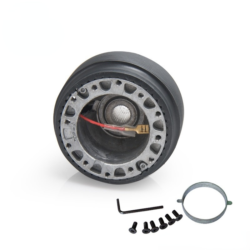 6-Hole Racing Steering Wheel Hub Adapter Kit For BMW E90, M3, 320i, 325i & Mini Cooper-1044821