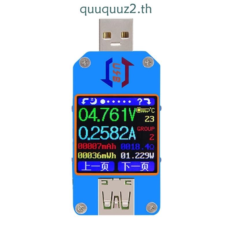 Quu USB 2 0 เครื่องทดสอบ USB Power Meter 4-24V 5A เครื่องทดสอบแรงดัน ...