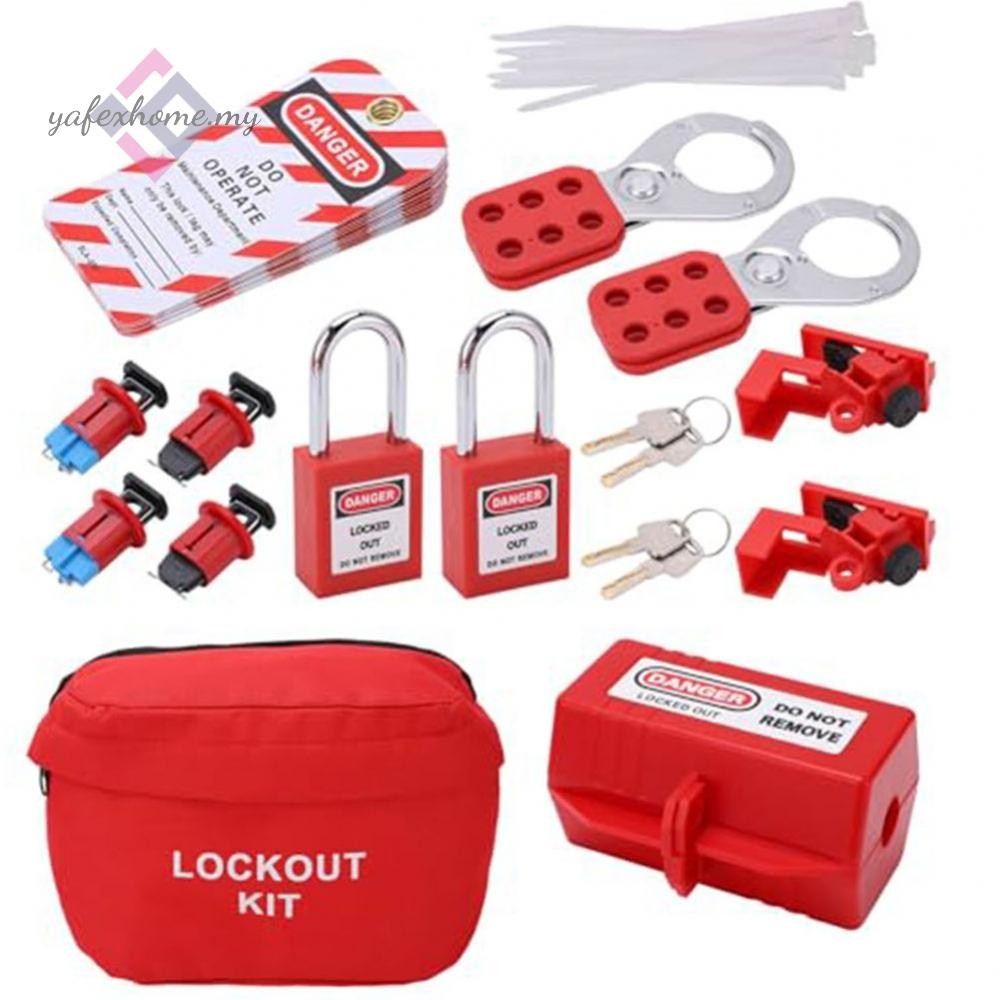 Lockout Tagout Kit กลุ่มไฟฟ้า Lockout Lotus Tag การรักษาความปลอดภัย ...