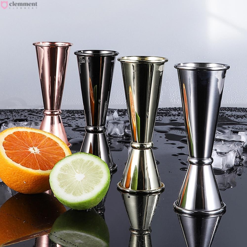 Jigger Misurino Per Cocktail In Acciaio Inossidabile - 1oz E 2oz - Forma A Campana - Strumento Da Barista - Colore Argento