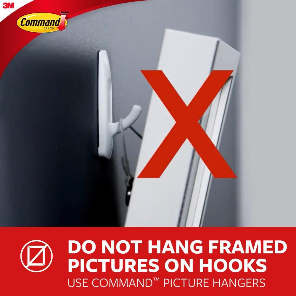3M Command 17026 คลิปตกแต่ง Mini Wall Hook Organizer คลิปสายไฟ 17026 ...
