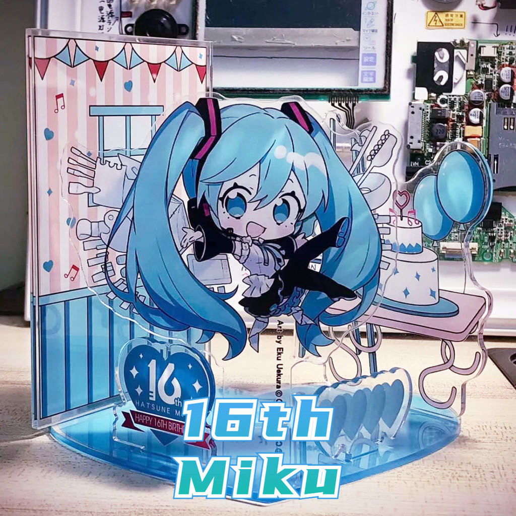 Hatsune Miku 16th Anniversary Peripheral Table โมเดลตกแต่ง อะคริลิค ...