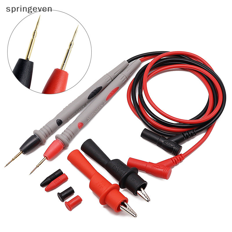 [springeven] Multimeter Test Leads Probe วัด Pin Tip Digital Multi ...